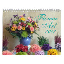 0 Flower Art 2013 Wall Calendars