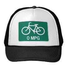 0 MPG Bicycle Cap Trucker Hats