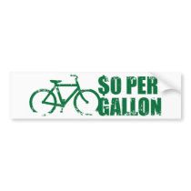 $0 PER GALLON BUMPER STICKERS