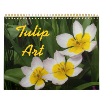 0 Tulip Art Wall Calendar