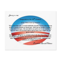 0bama O LOGO Postcard by kanzart2 0bama O LOGO Postcard