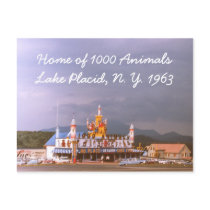 1000 Animals Lake Placid Postcard