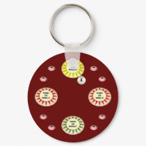 1000 Points Pinball keychains