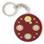1000 Points Pinball Keychains