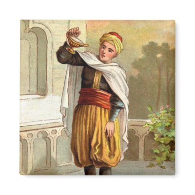 1001 Arabian Nights: Aladdin Fridge Magnets by VintageAppeal