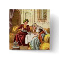 1001 Arabian Nights: Sidi Nouman Pinback Button