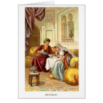 1001 Arabian Nights: Sidi Nouman Greeting Card