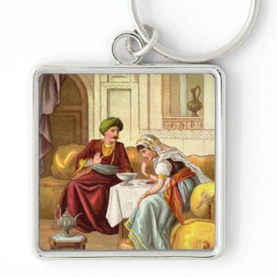 1001 Arabian Nights: Sidi Nouman Key Chain by VintageAppeal