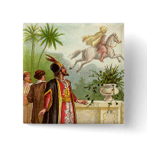 1001 Arabian Nights: The Enchanted Horse Pinback Button
