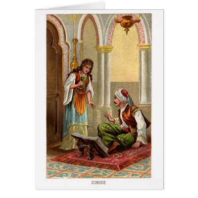 1001 Arabian Nights: Zobeide Card by VintageAppeal