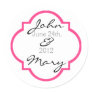 1001 Cosmopolitan Nights Round Stickers