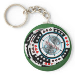 $100,000.00 Gambling Poker Chips Stack Key Chains