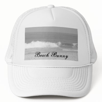 100_0240, Beach Bunny Trucker Hat by chipnbitch