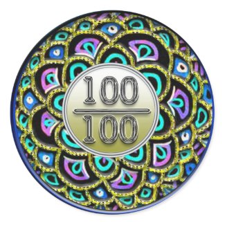 100/100 Praise Sticker sticker