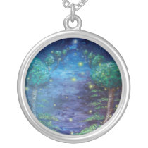 100_4456 Fireflies on Sterling Silver necklaces