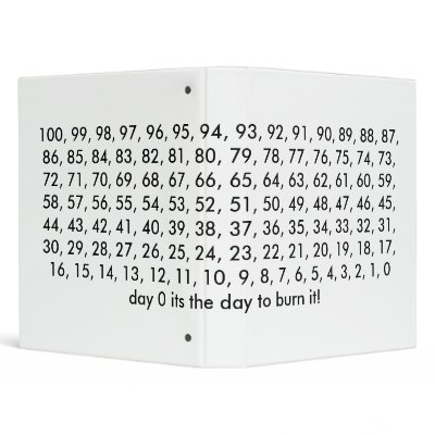 100, 99, 98, 97, 96, 95, 94, 93, 92, 91, 90, 89... 3 RING BINDERS by thelastslaith