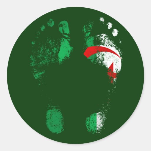 100% Algeria - Algerian to the soles of my feet. Sticker