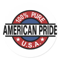 100% American pride stickers by patriotic_tshirts 100% American pride stickers