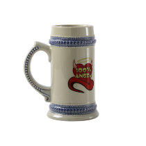 100% Angel Devil Heart Coffee Mug