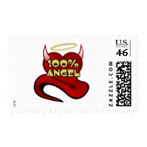 100% Angel Devil Heart Stamps