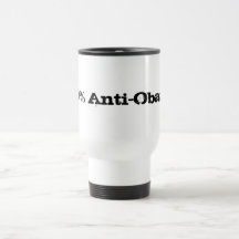 100% Anti-Obama Coffee Mug