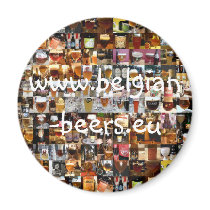 100 Belgian Beers Magnet