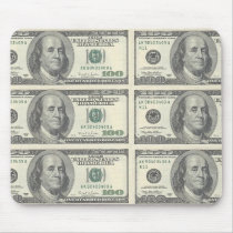 $100 Bill Mousepad