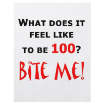 100 Bite Me! Custom Flyer