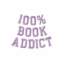 100% BOOK ADDICT embroidered shirts by elliel 100% BOOK ADDICT embroidered shirts
