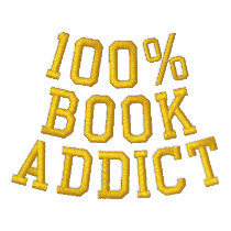 100% BOOK ADDICT embroidered shirts by elliel 100% BOOK ADDICT embroidered shirts