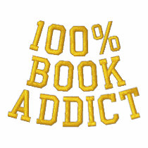 100% BOOK ADDICT embroidered shirts by elliel 100% BOOK ADDICT embroidered shirts
