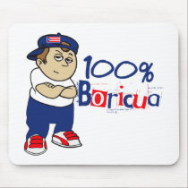 100% Boricua (Puerto Rican) Mouse Pad mousepads by MyCoolDesigns 100% Boricua (Puerto Rican) Mouse Pad mousepads