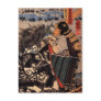 100 Brave Generals Japanese Samurai Painting Postcard