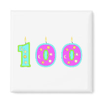 100 (Candles) magnets