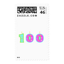 100 (Candles) Postage Stamps