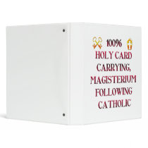 100% Catholic! 3 Ring Binders