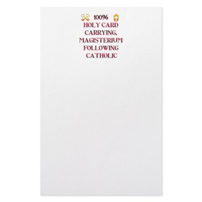 100% Catholic! Customized Stationery by Artists4God