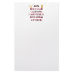 100% Catholic! Customized Stationery