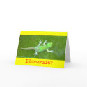 100% Certified Organic Kona Coffee Day~Gecko card