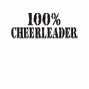 100% Cheerleader Cotton Spandex Top t-shirts