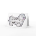 100% Cotton cards