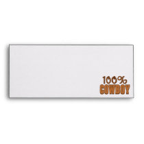 100% Cowboy Envelope