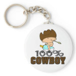100% Cowboy Key Chain