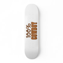 100% Cowboy Skate Deck