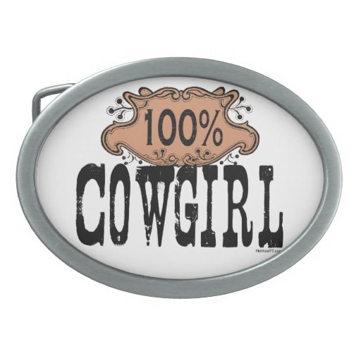 100 Cowgirl Buckle Belt Buckle Zazzle