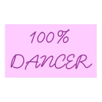 100% DANCER posters