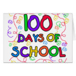 100 Days of School Confetti cards