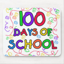 100 Days of School Confetti Mousepad