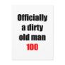 100  Dirty Old Man Postcards