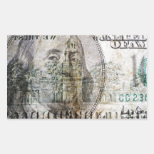 100 Dollar Bill (3) Stickers